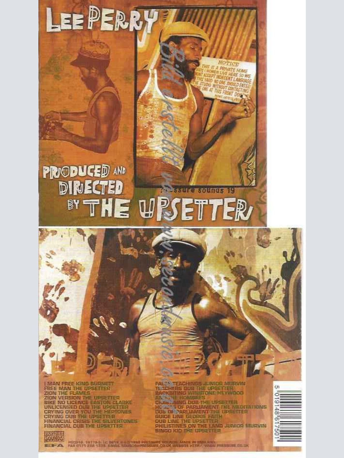 CD--Lee "Scratch" Perry  --Produced & Directed By the Upsetter