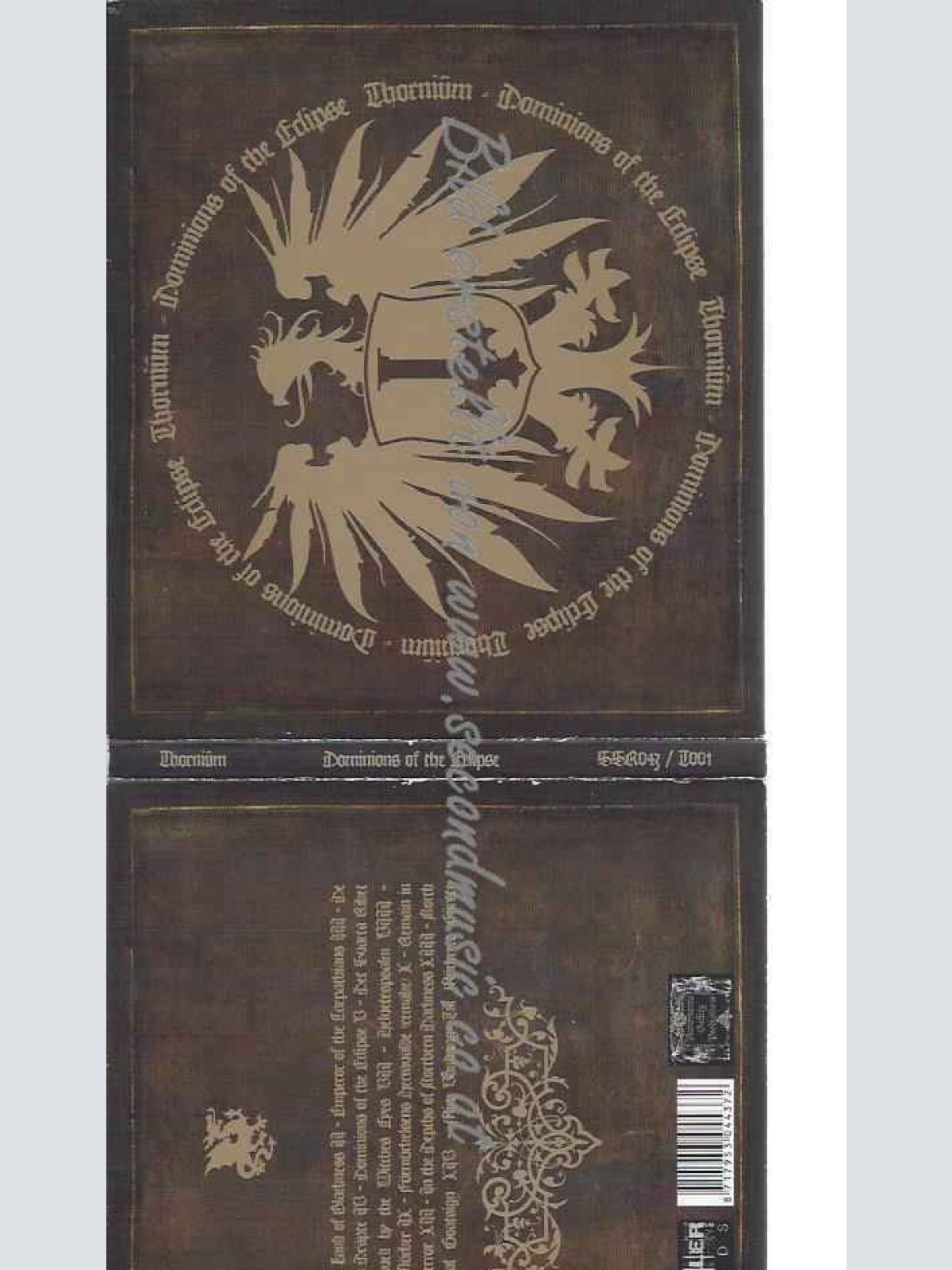 CD--Thornium--Dominios of the Eclipse (Re-Release