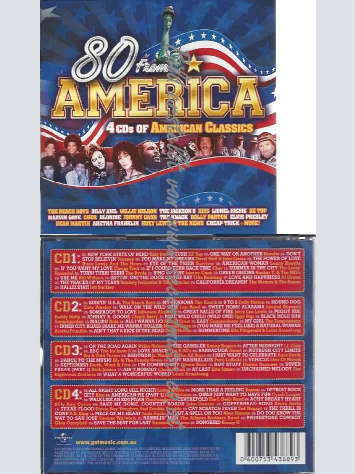 CD--Various Artists-- 80 from America