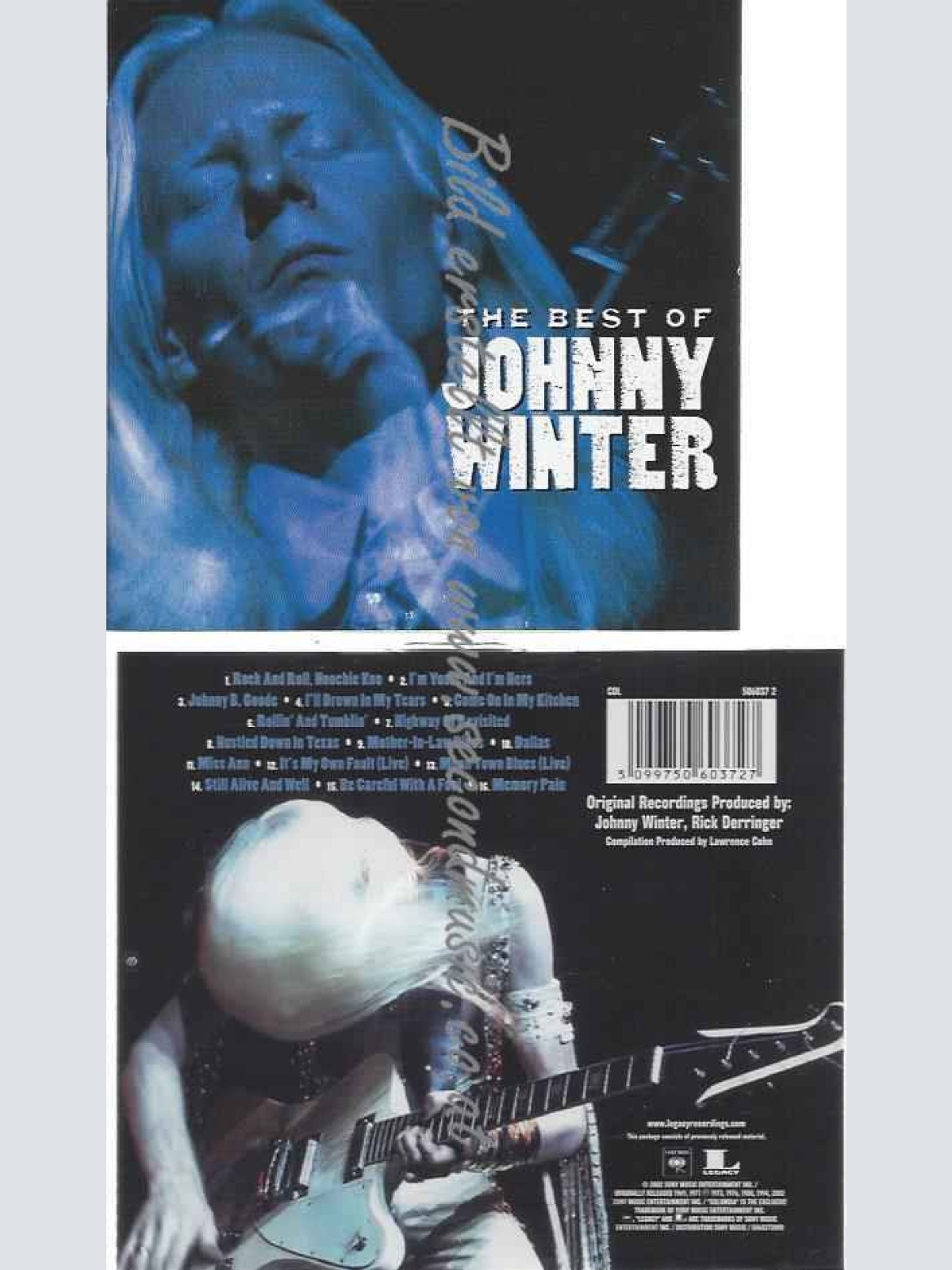 CD--Johnny Winter  --Best of Johnny Winter