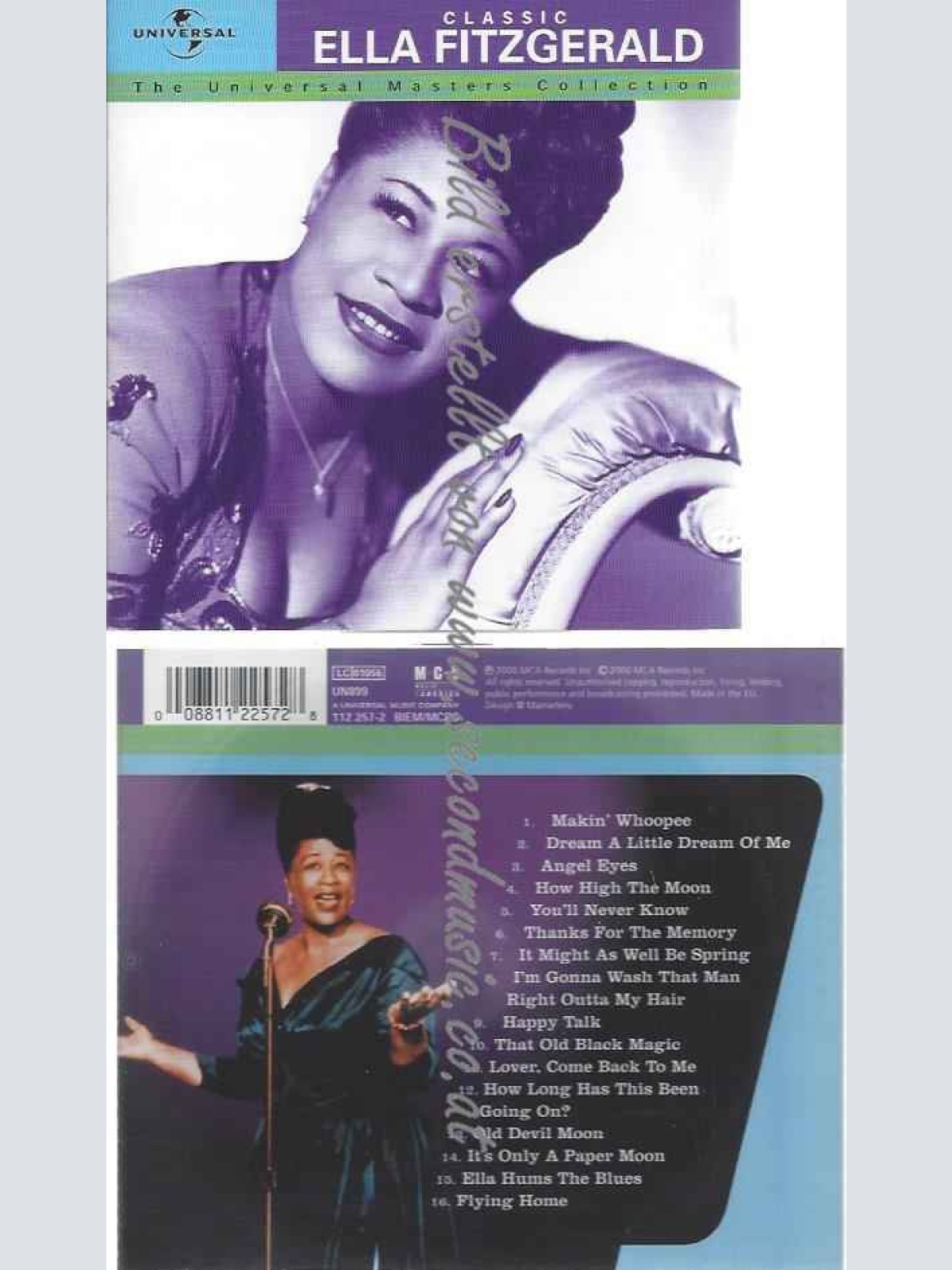 CD--Ella Fitzgerald  --Universal Masters Collection