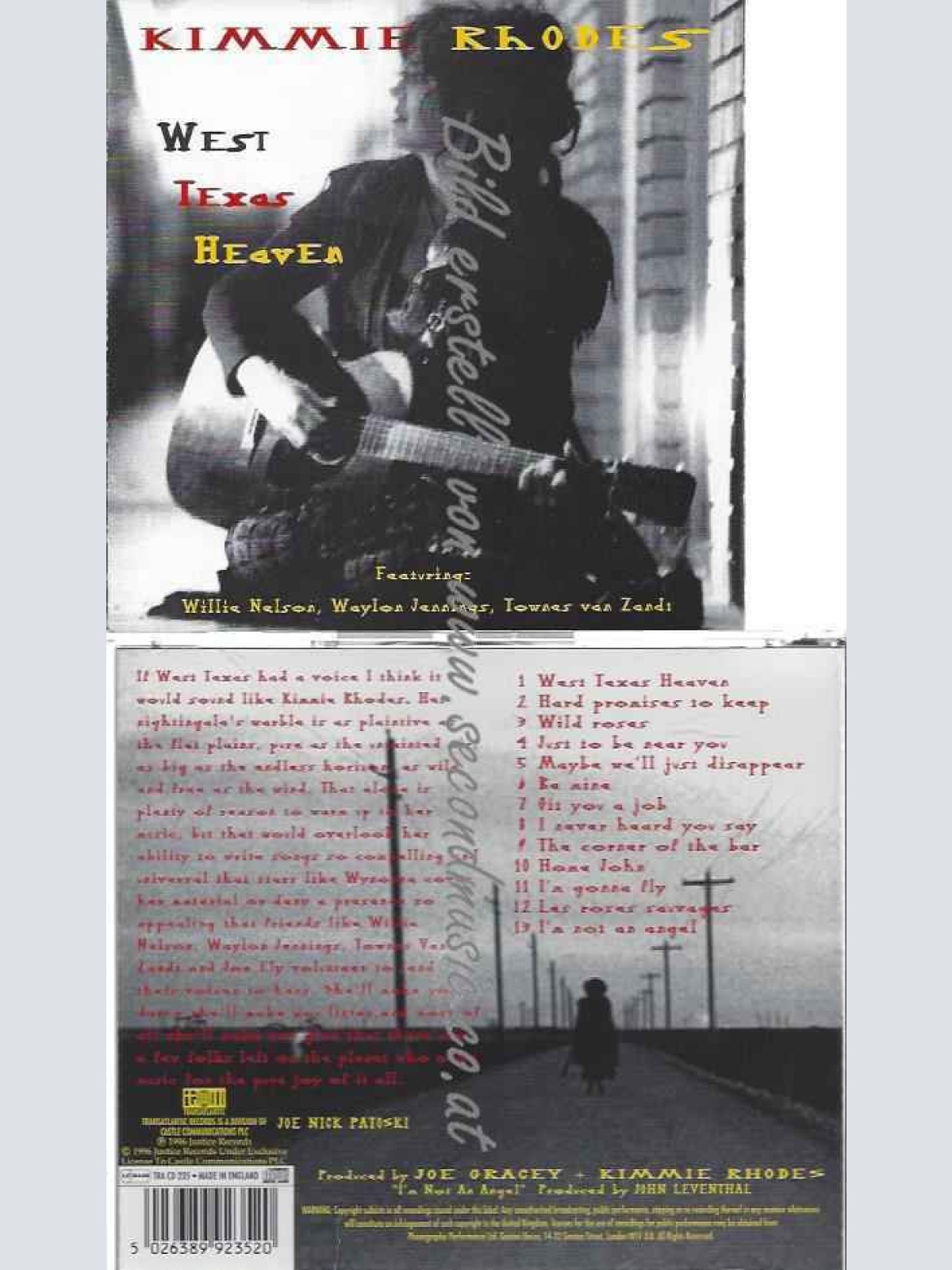 CD--Kimmie Rhodes  --West Texas Heaven