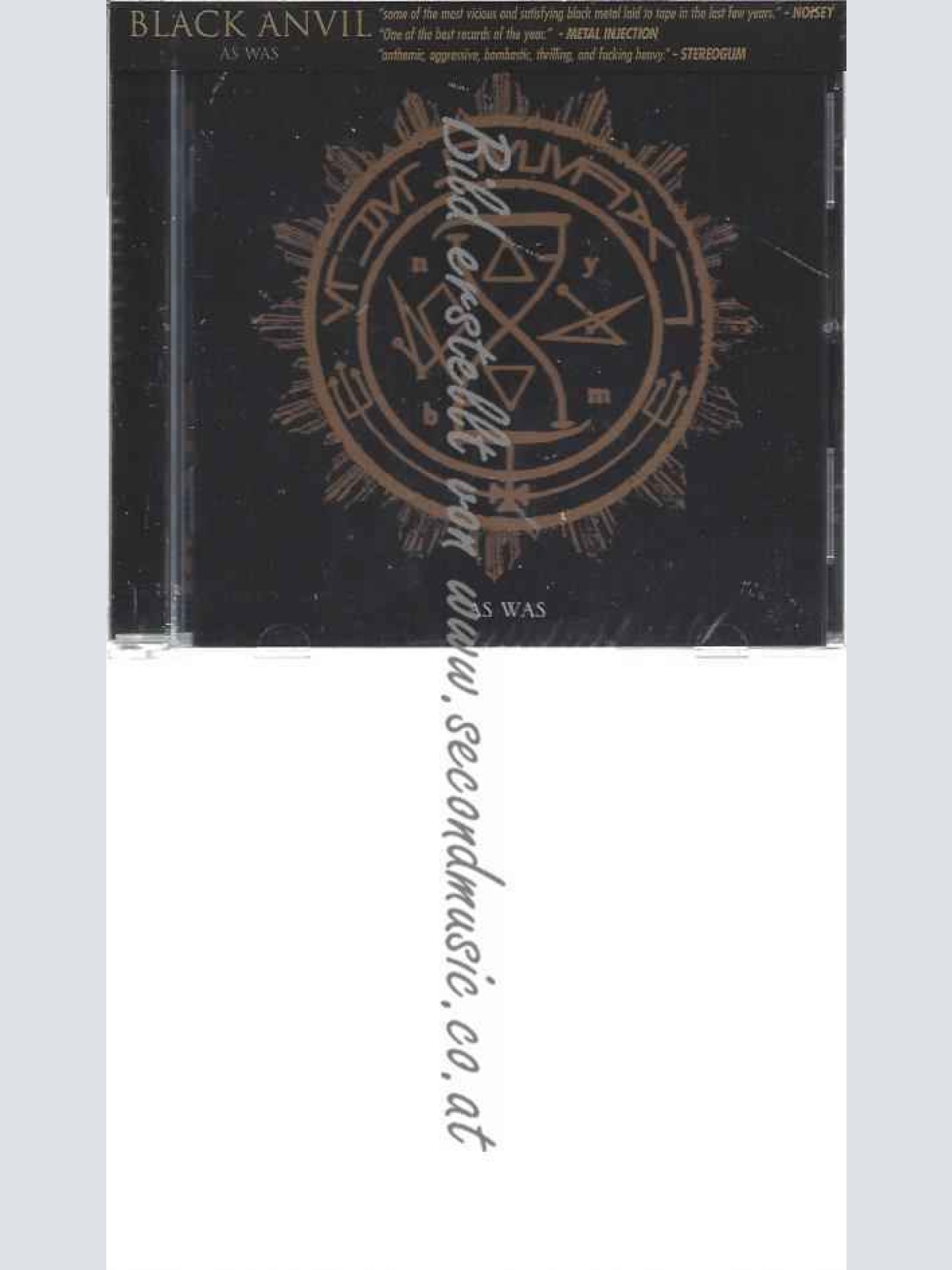 CD--Black Anvil  --As Was