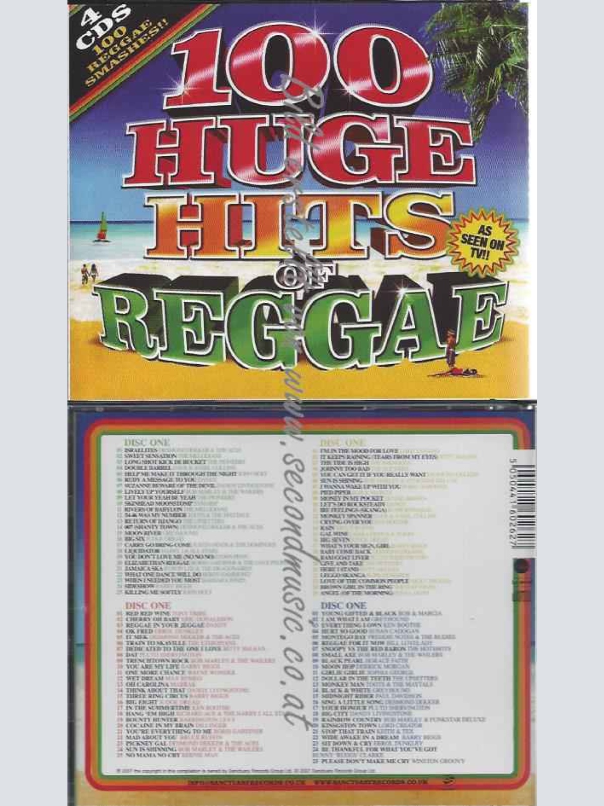 CD--Various  -- 100 Huge Hits of Reggae