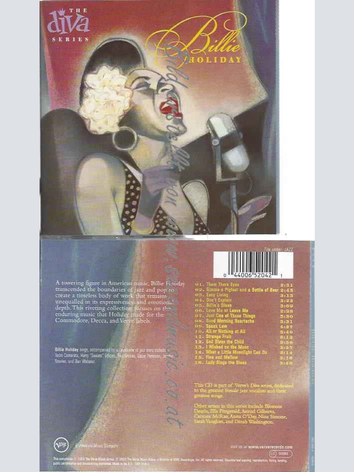 CD--Holiday,Billie  --Diva
