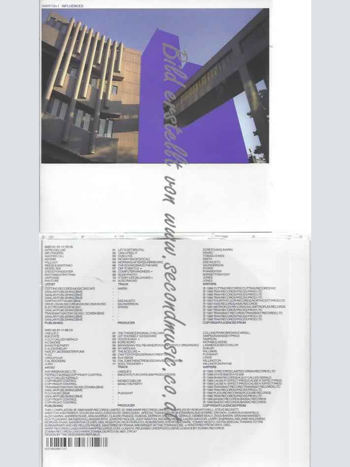 CD--nfluences/ Warp  (Series)  --Warp 10+1