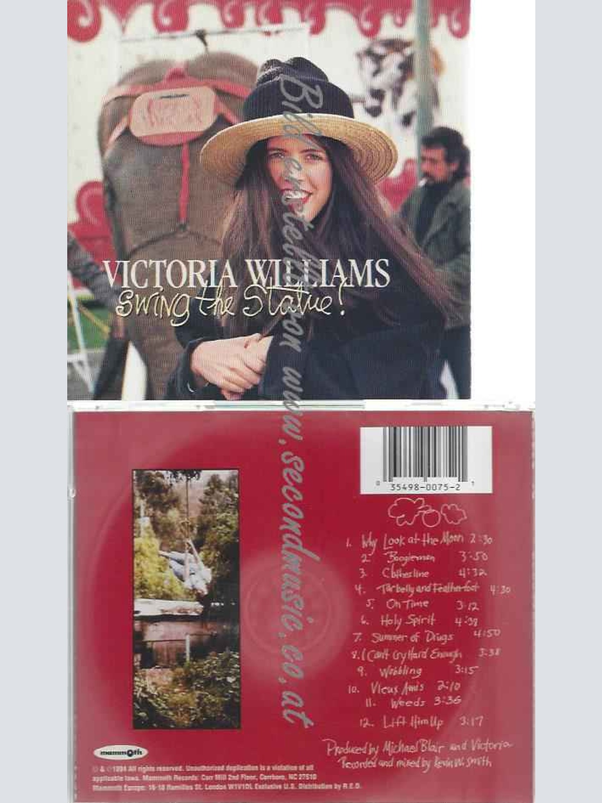 CD--Victoria Williams  --Swing the Statue
