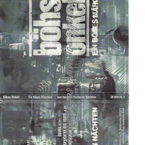 CD--Boehse Onkelz  --Ein böses Märchen 