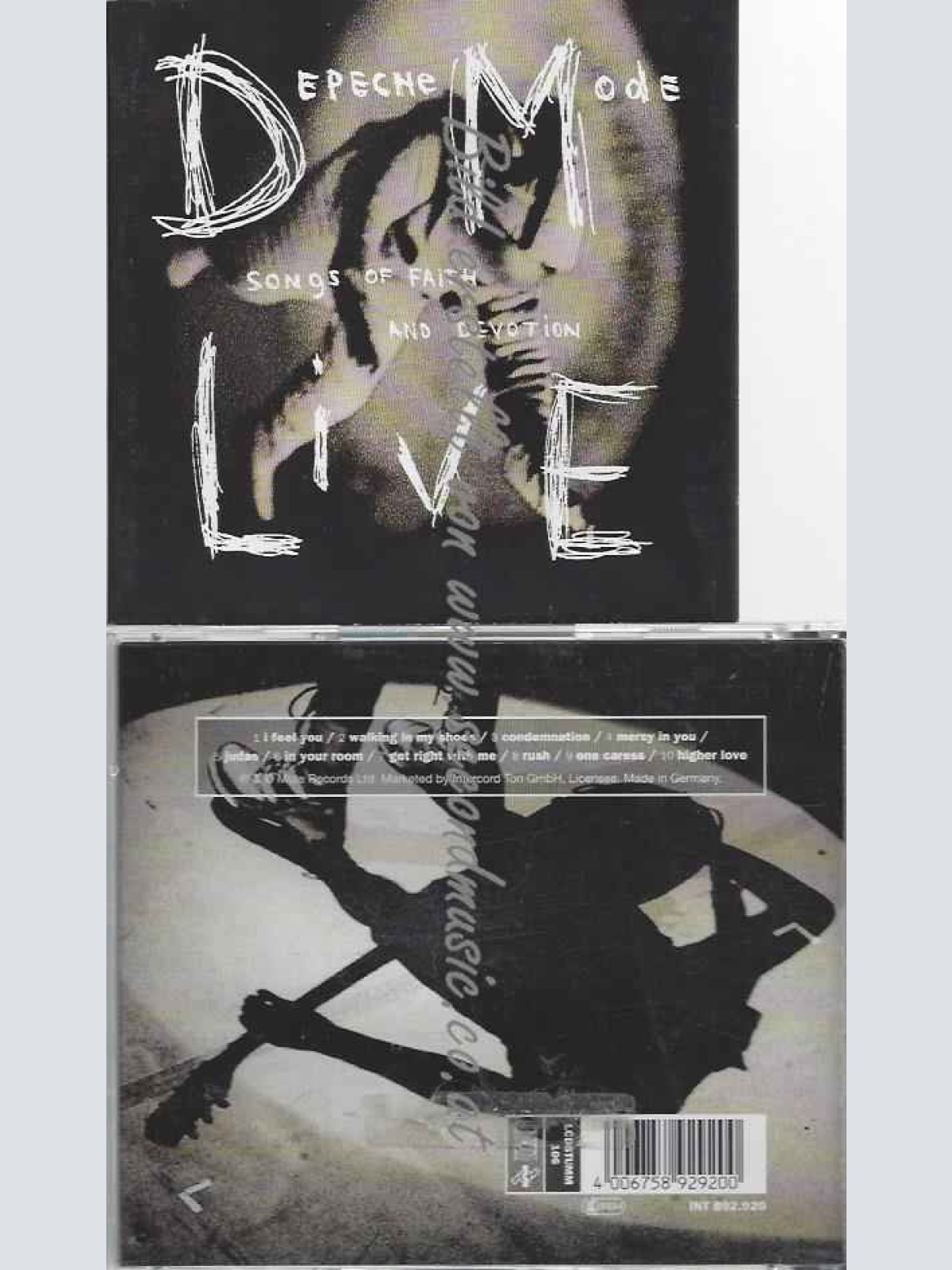 CD--Depeche Mode  --Live-Songs of Faith and Devo