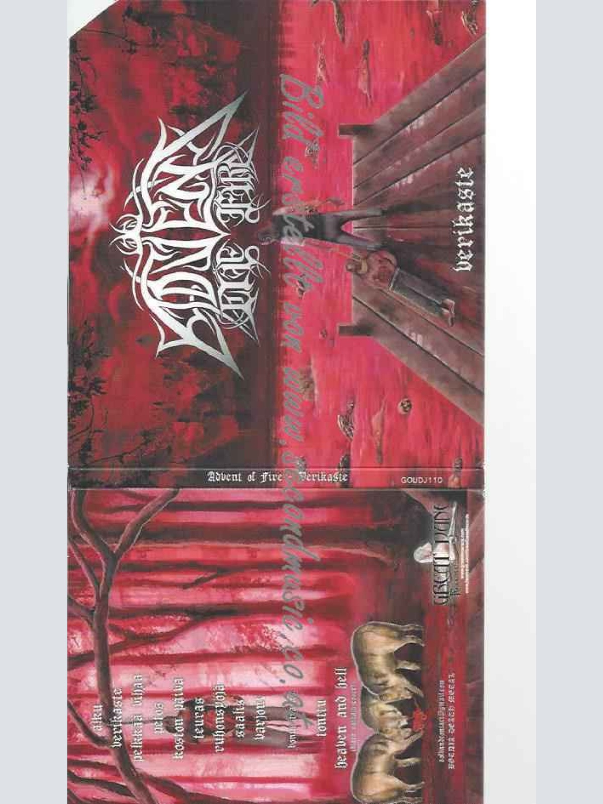 CD--Advent of Fire  --Verikaste