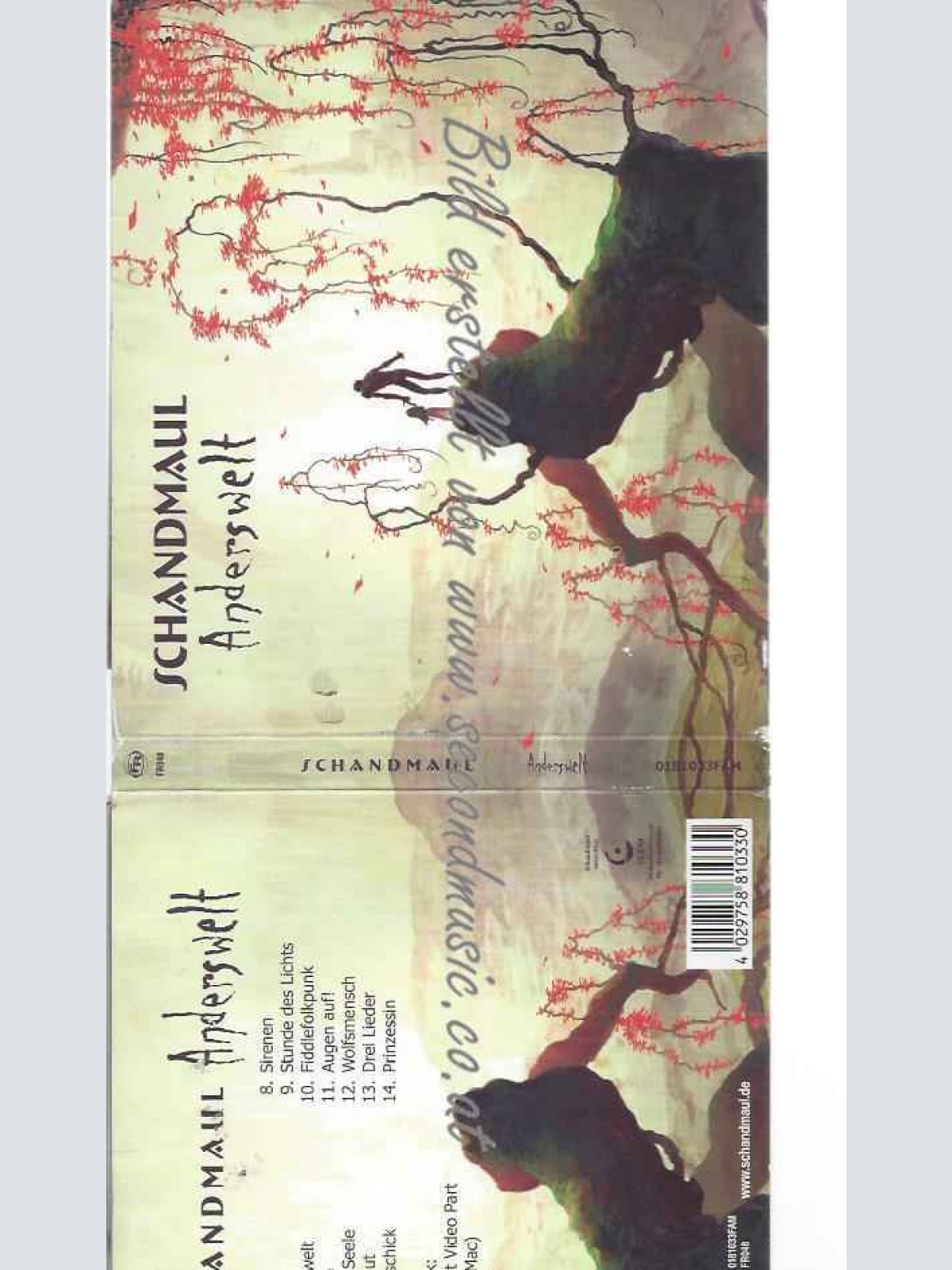 CD--Schandmaul  --Anderswelt