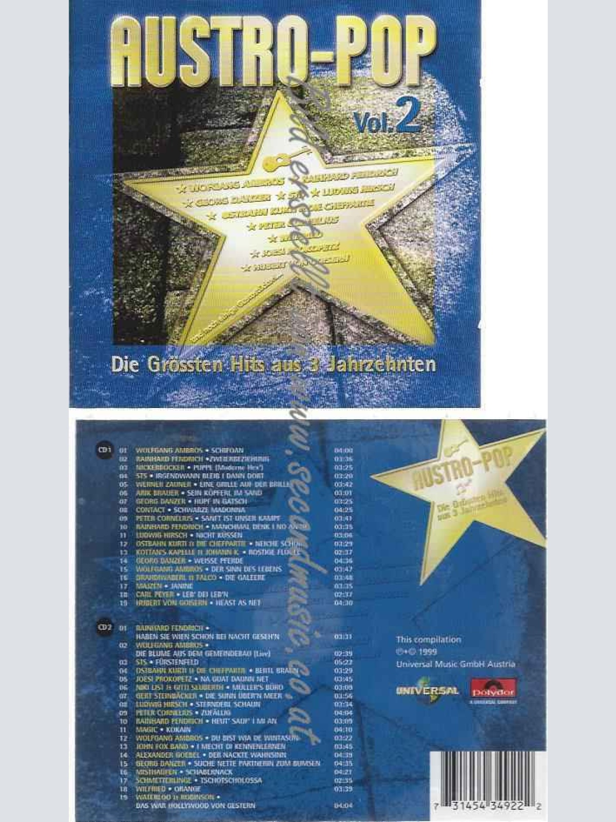 CD--   --Austro Pop Vol. 2
