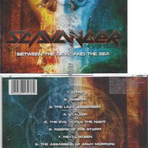 CD--Scavanger  --Between The Devil And The Sea
