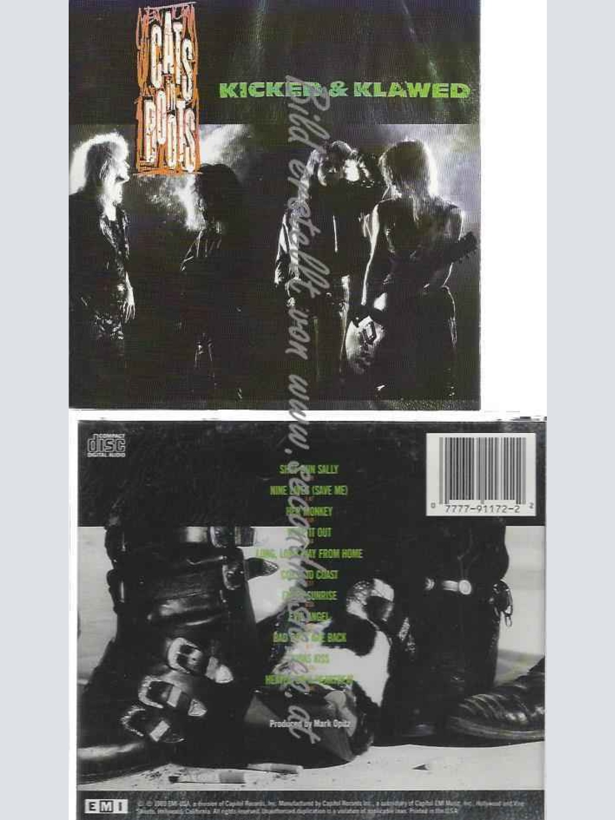 CD--Cats in Boots  --Kicked & klawed