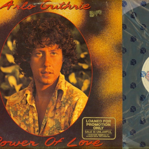 LP--Arlo Guthrie – Power Of Love / US Promo Cover