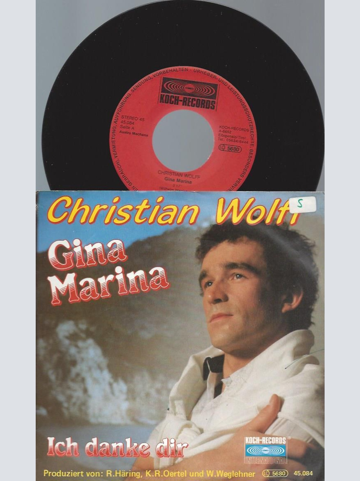 7" Christian Wolff – Gina Marina