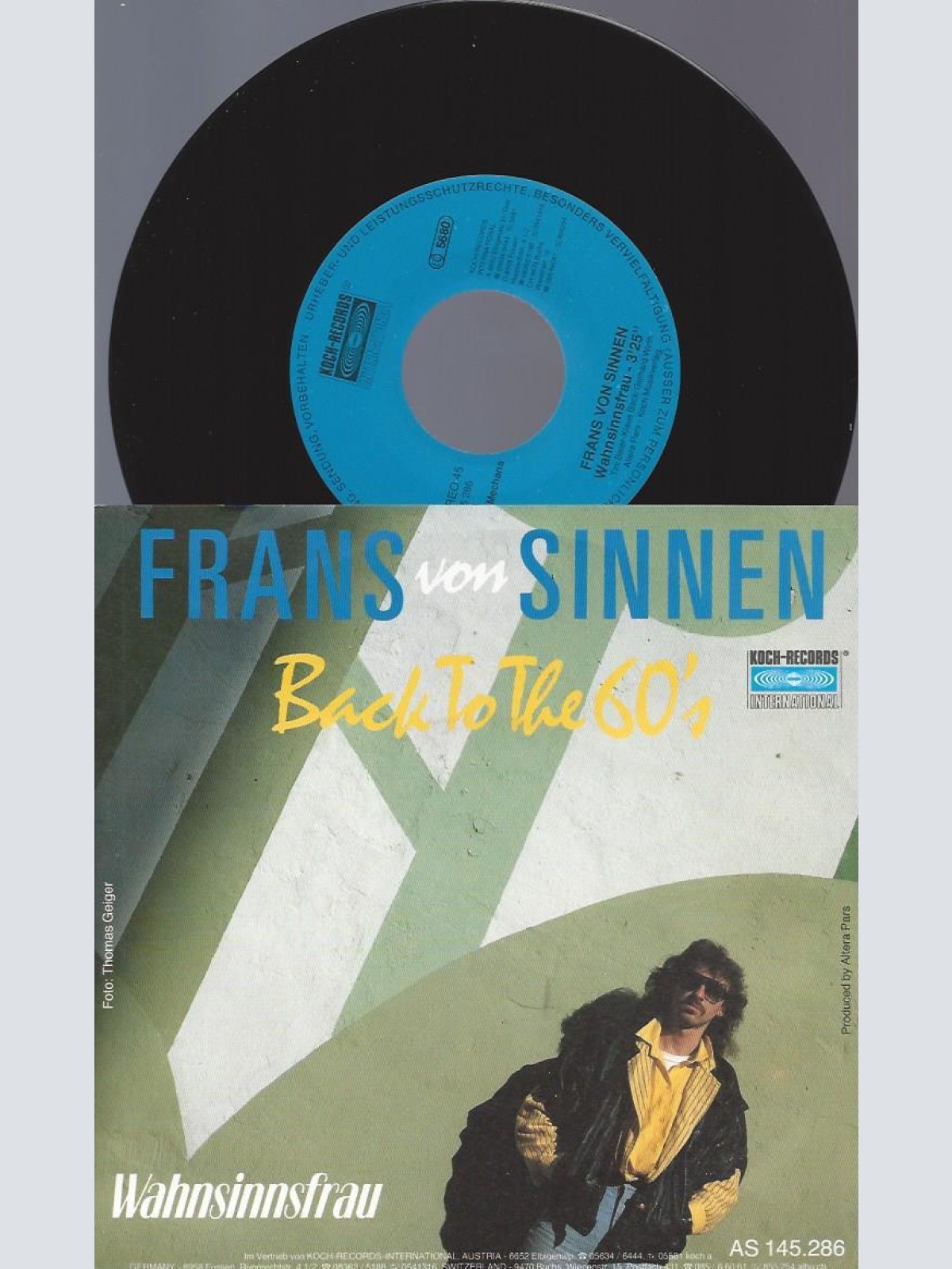 7" Frans Von Sinnen – Back To The 60's
