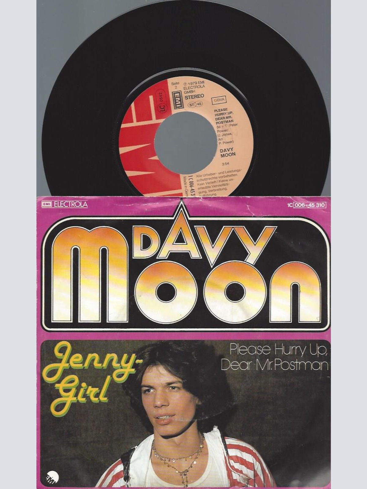 7" Davy Moon – Jenny Girl