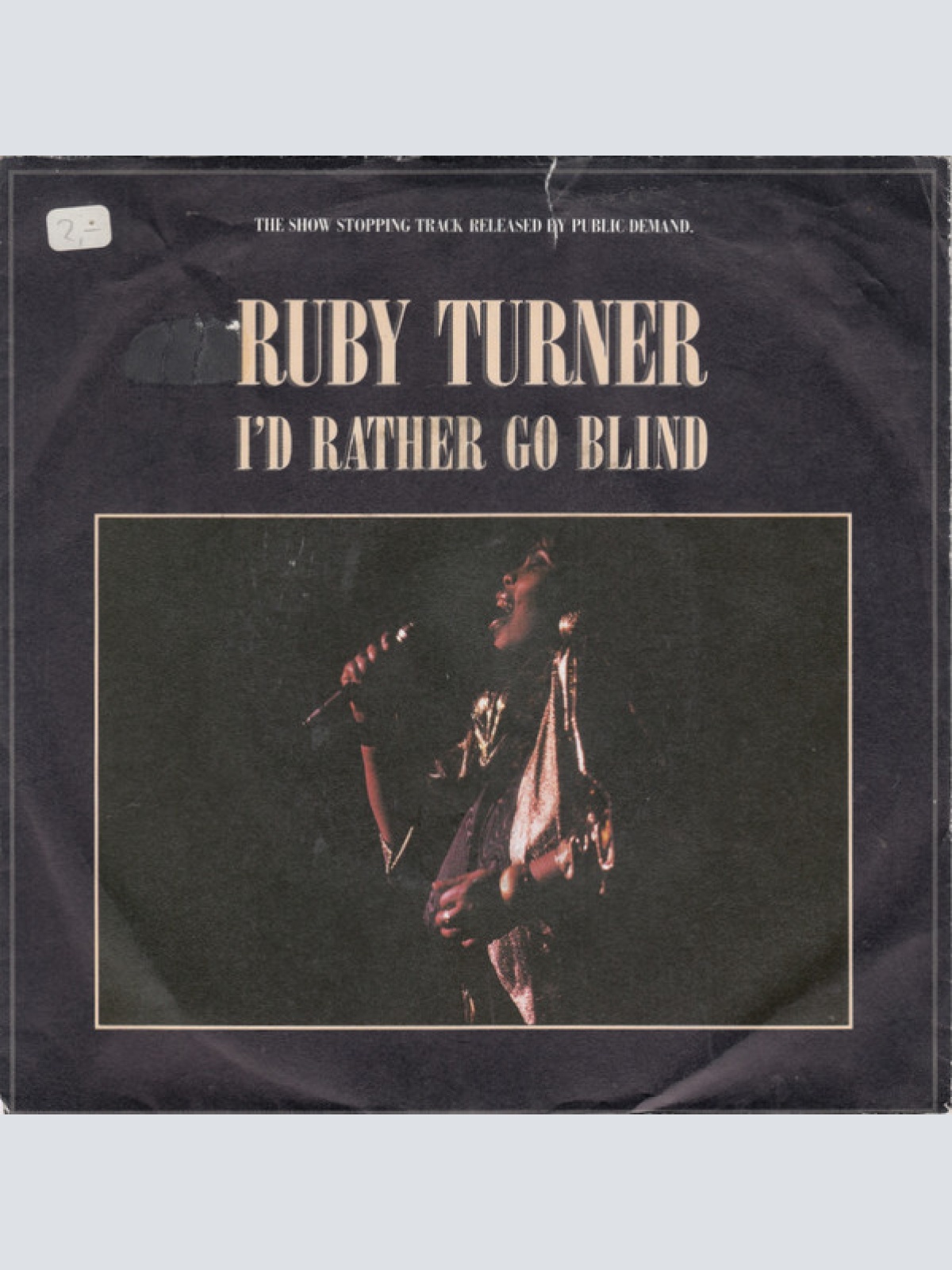 7", Single, Promo Ruby Turner - I'd Rather Go Blind