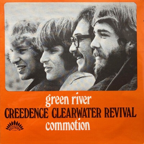 7", Single Creedence Clearwater Revival - Green River / Commotion