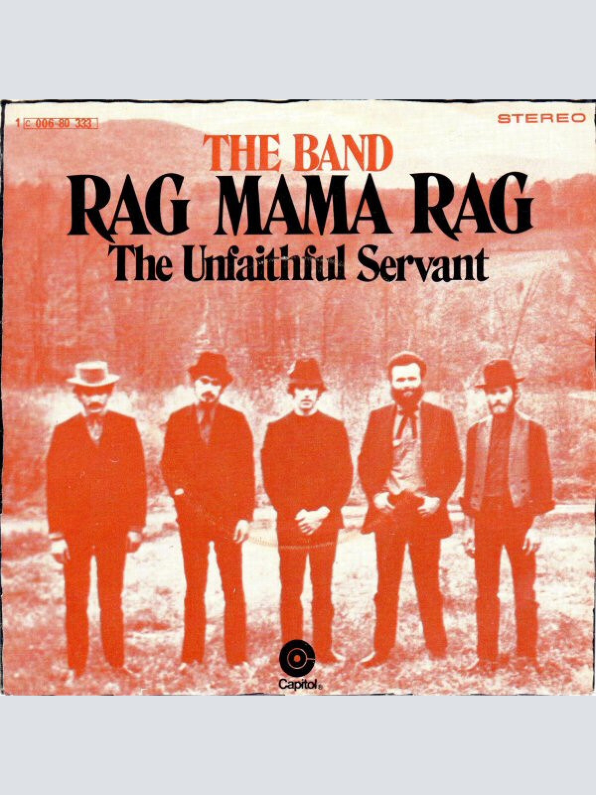 7", Single The Band - Rag Mama Rag