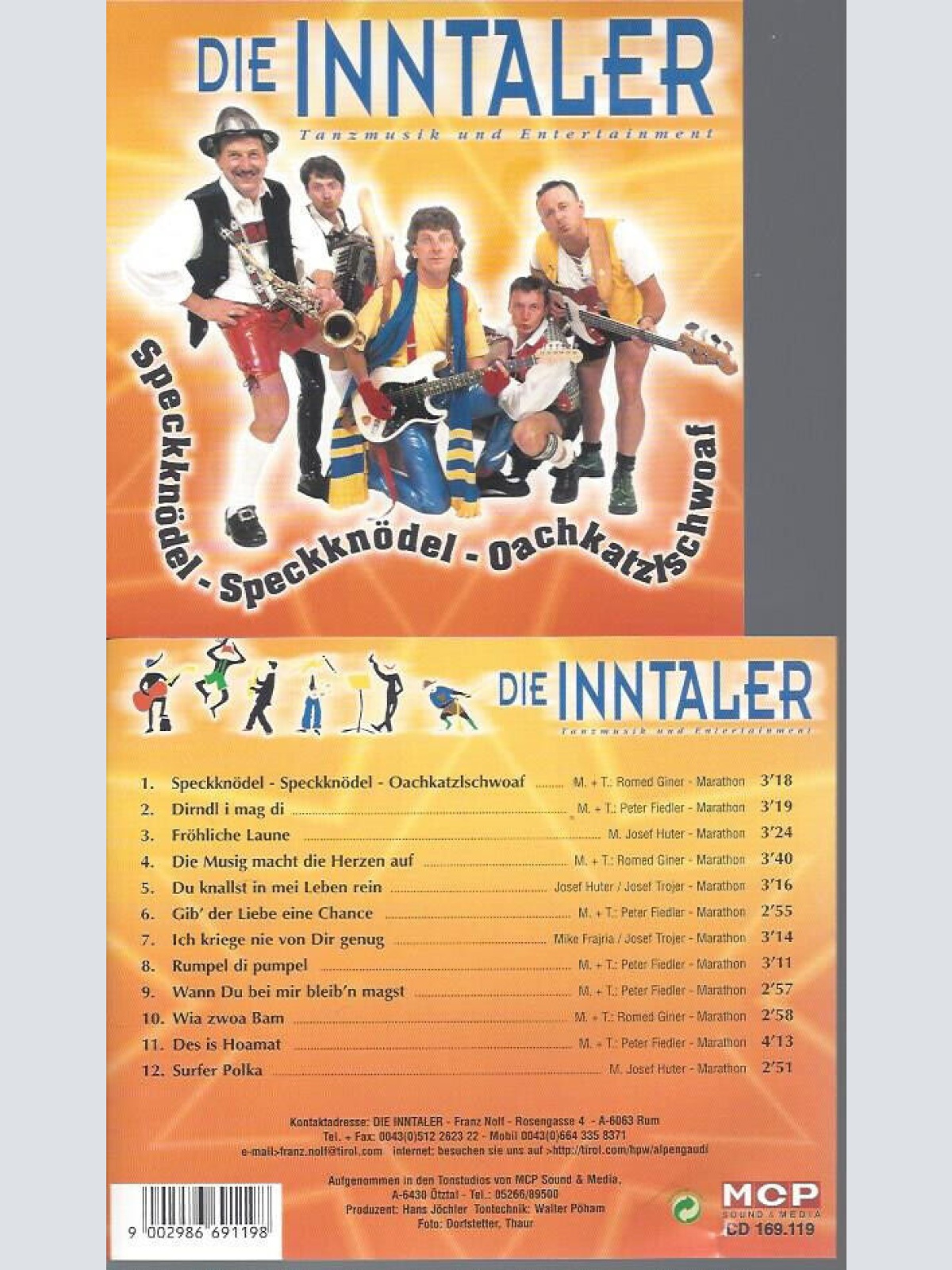 CD--Die Inntaler --Speckknödel