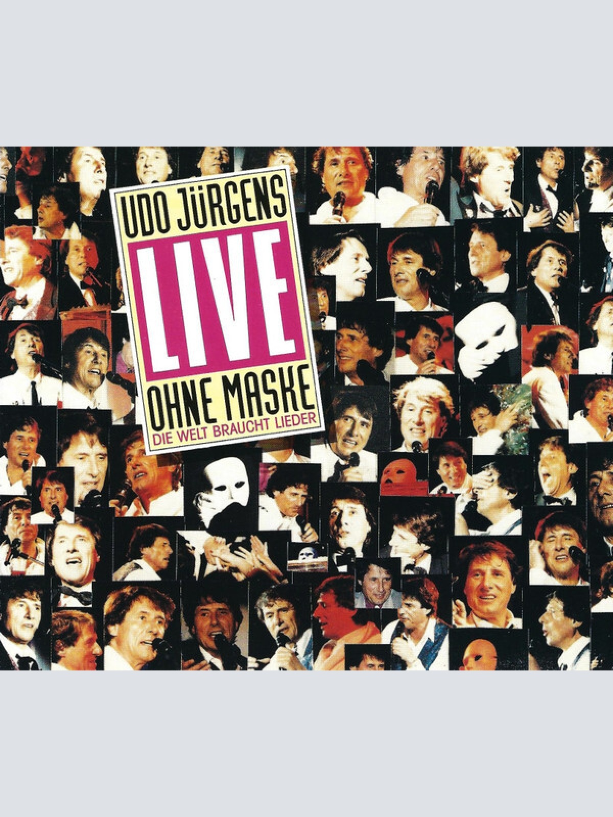 2xCD, Album Udo Jürgens - Live Ohne Maske - Die Welt Braucht Lieder
