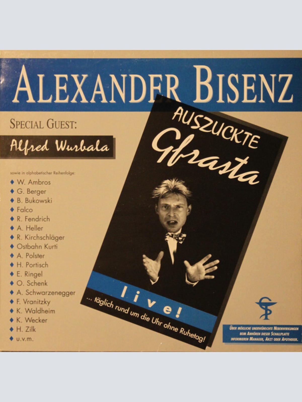 CD, Album Alexander Bisenz - Auszuckte Gfrasta