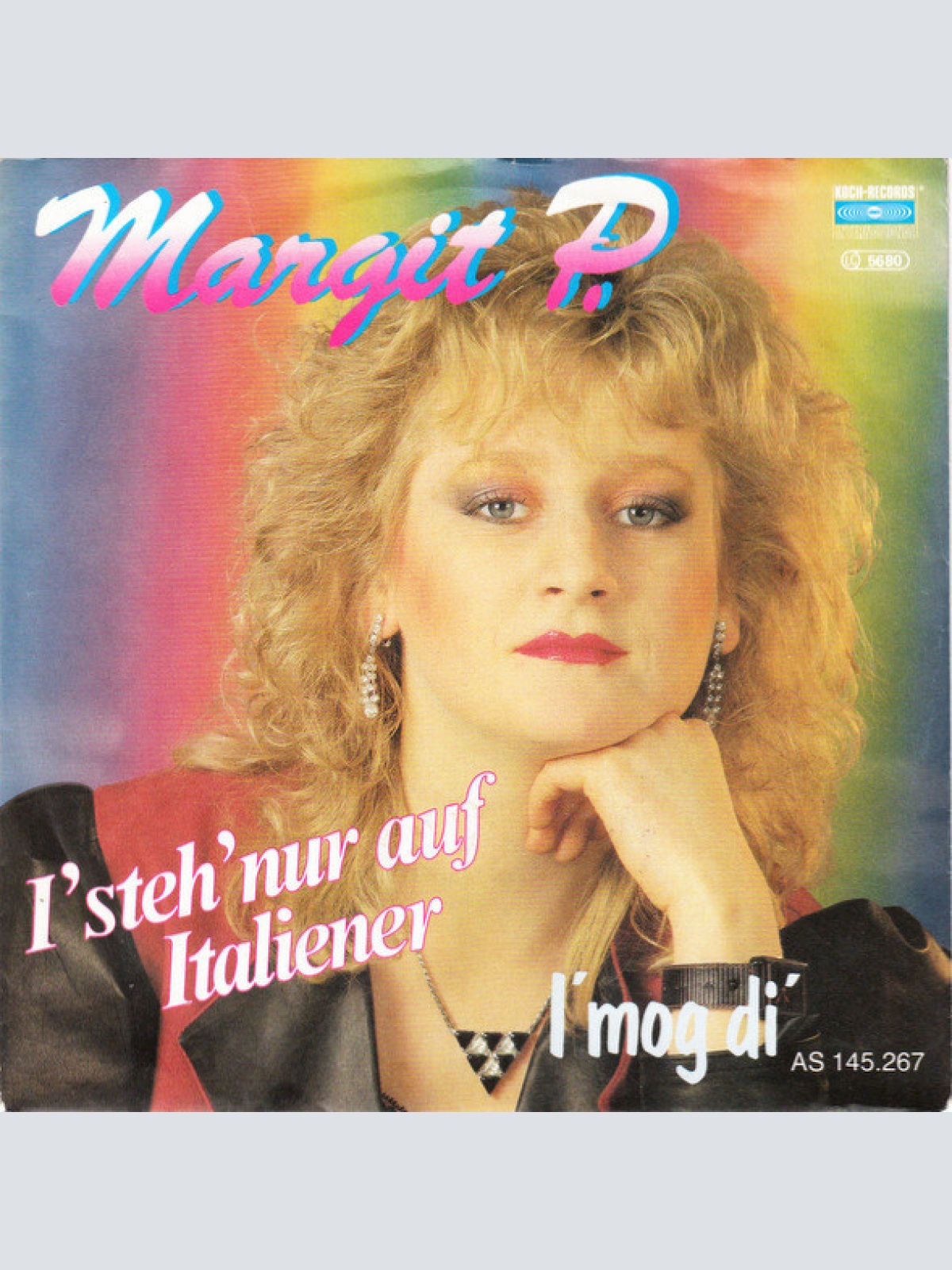 7", Single Margit P. - I' Steh' Nur Auf Italiener
