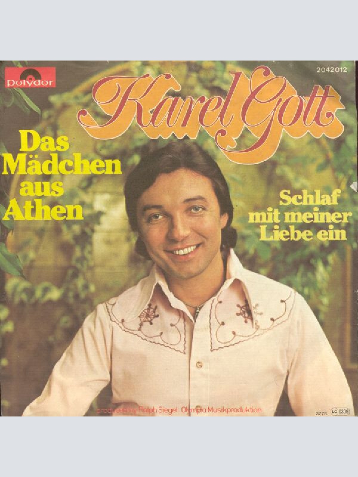 7", Single Karel Gott - Das Mädchen Aus Athen
