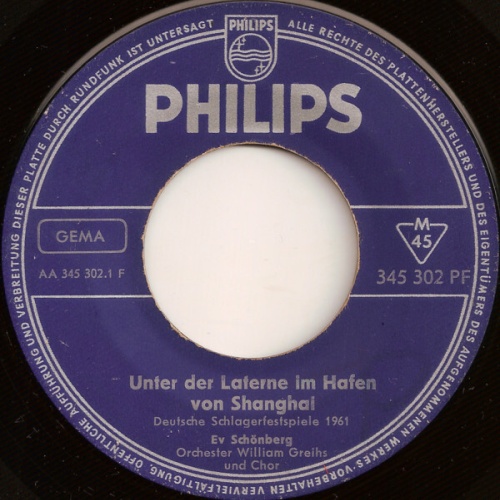 7", Single, Mono Ev Schönberg / Die Lustigen Matrosen - Unter Der Laterne Im ...