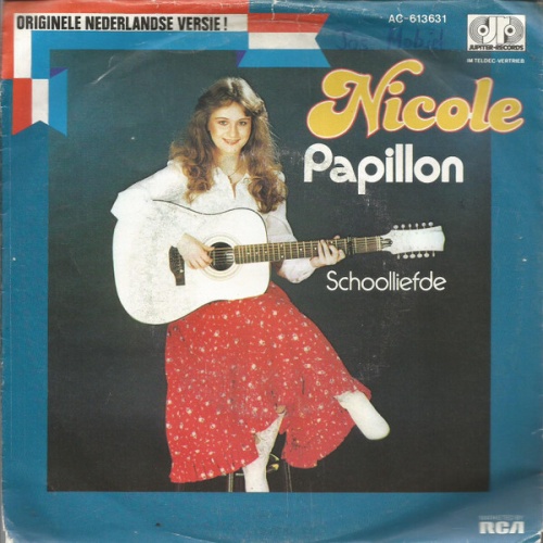 7", Single Nicole (2) - Papillon (Originele Nederlandse Versie) / Schoolliefde