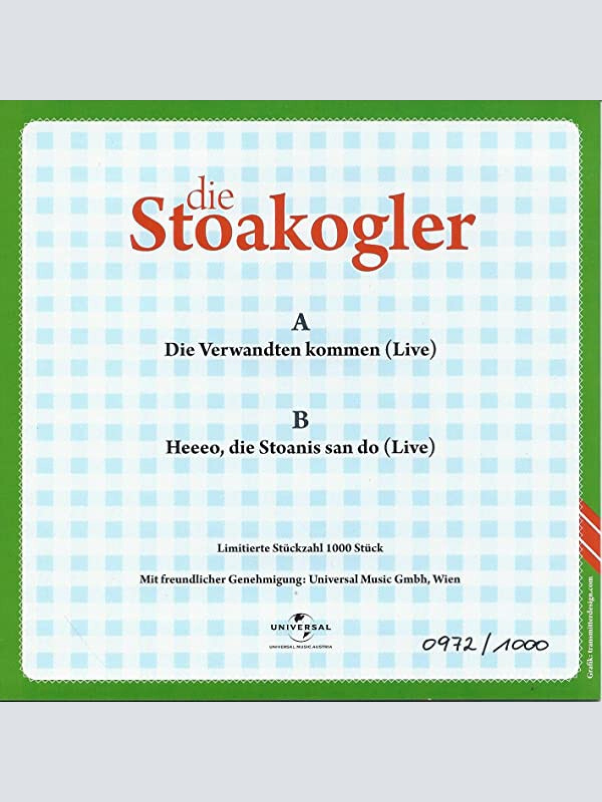 7" Die Stoakogler – Die Verwandten Kommen (Live) / Heeeo, Die Stoanis San Do ...