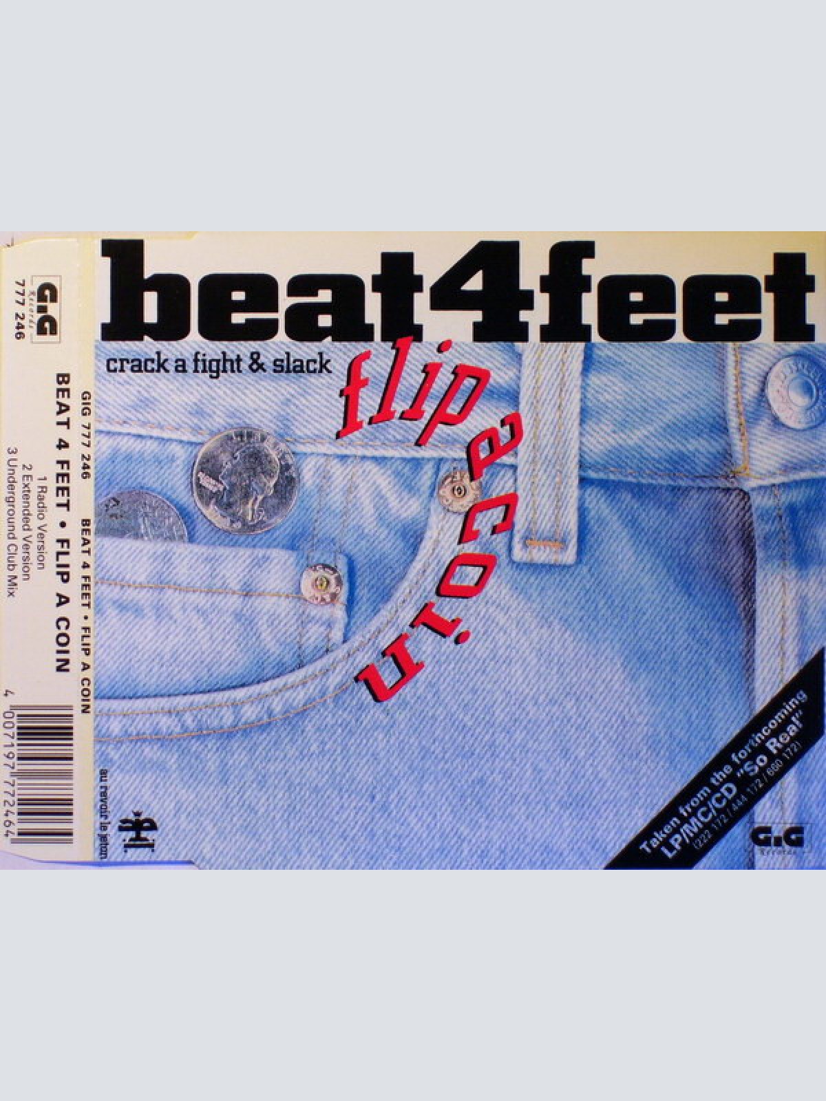 CD, Maxi Beat 4 Feet - Flip A Coin