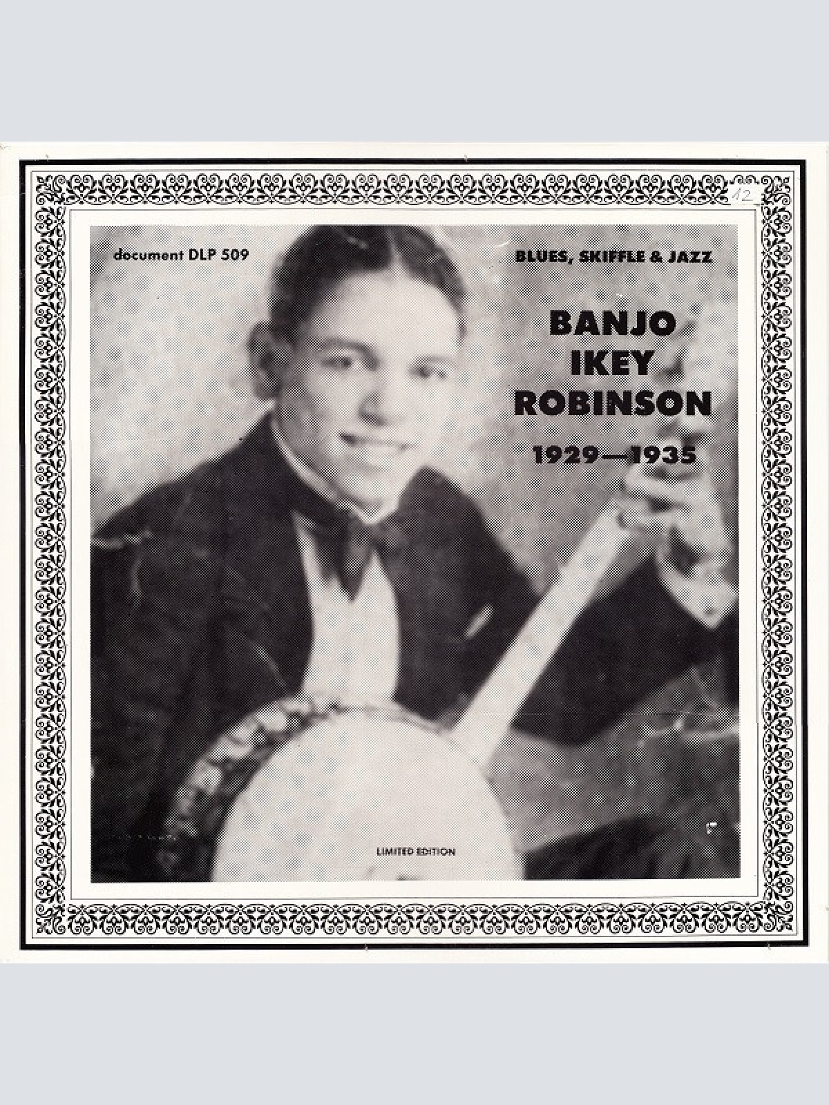 LP, Comp, Mono, Ltd, RM Banjo Ikey Robinson* - Blues, Skiffle & Jazz 1929-1935