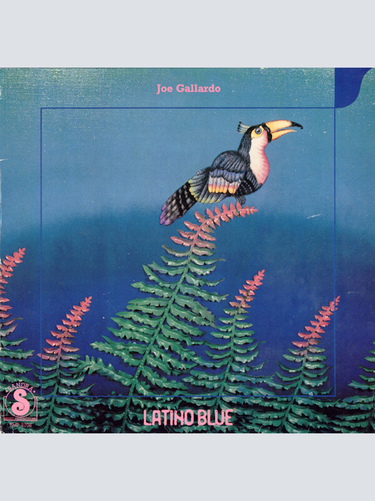 LP, Album Joe Gallardo - Latino Blue