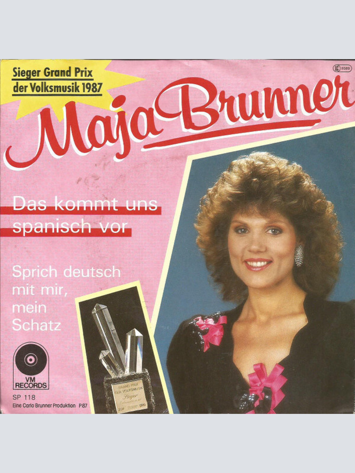 7", Single Maja Brunner - Das Kommt Uns Spanisch Vor
