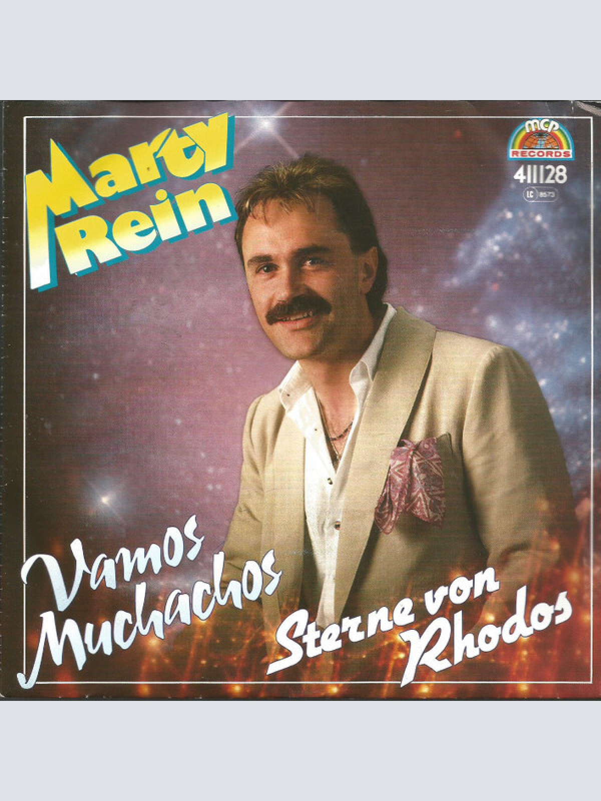7", Single Marty Rein - Vamos Muchachos / Sterne Von Rhodos