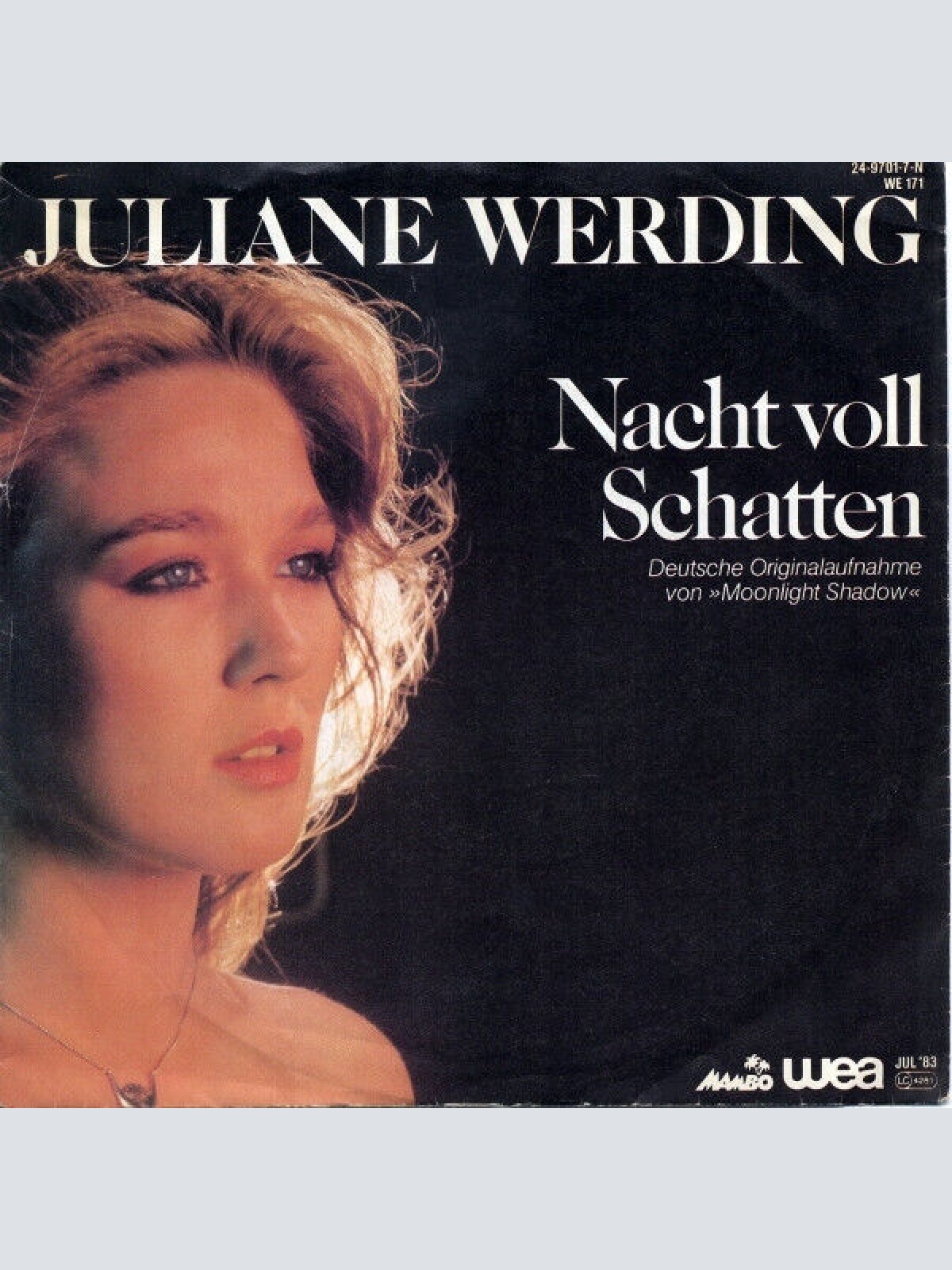 7", Single Juliane Werding - Nacht Voll Schatten