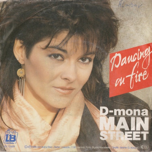 7", Single D-Mona & Mainstreet (3) - Dancing On Fire