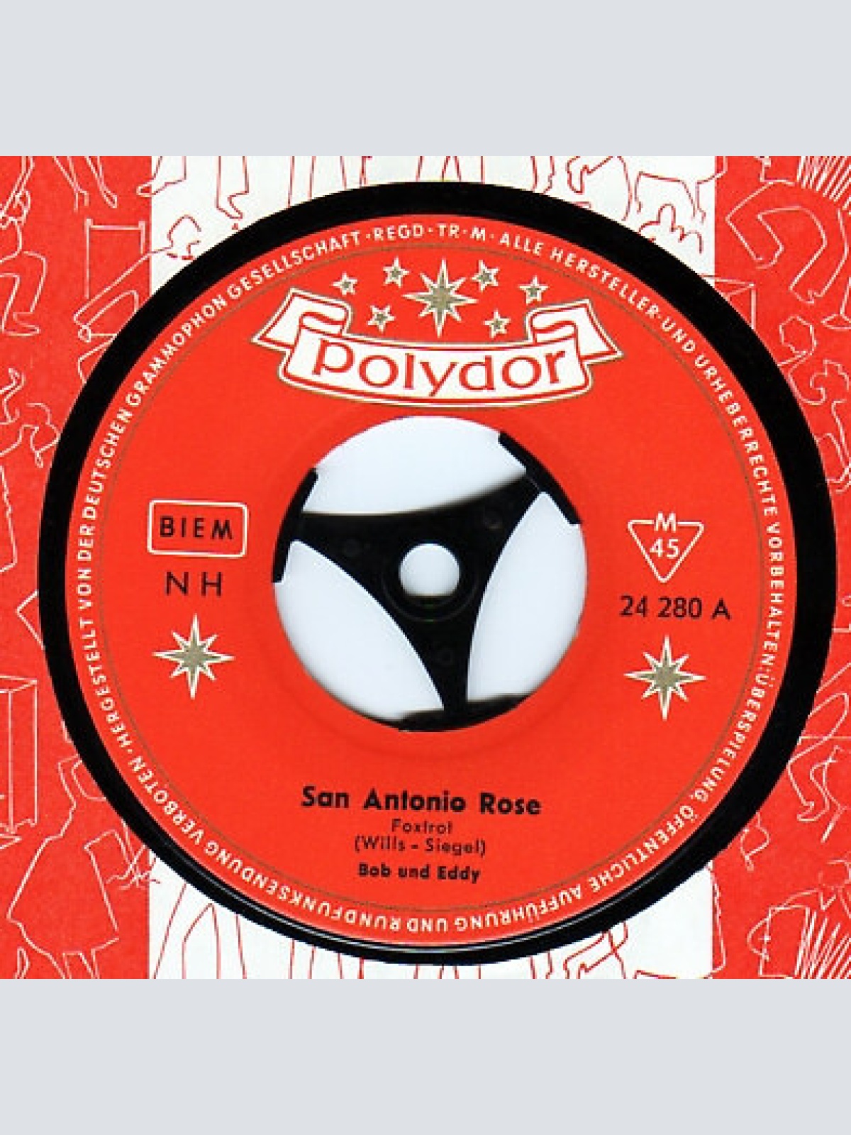 7", Mono Bob Und Eddy - San Antonio Rose
