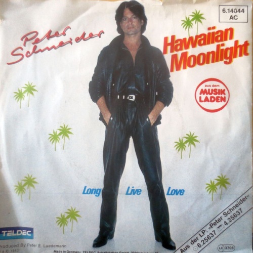 7", Single Peter Schneider (4) - Hawaiian Moonlight