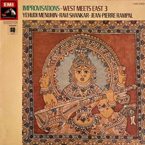LP, Quad Yehudi Menuhin · Ravi Shankar · Jean-Pierre Rampal - Improvisations ...
