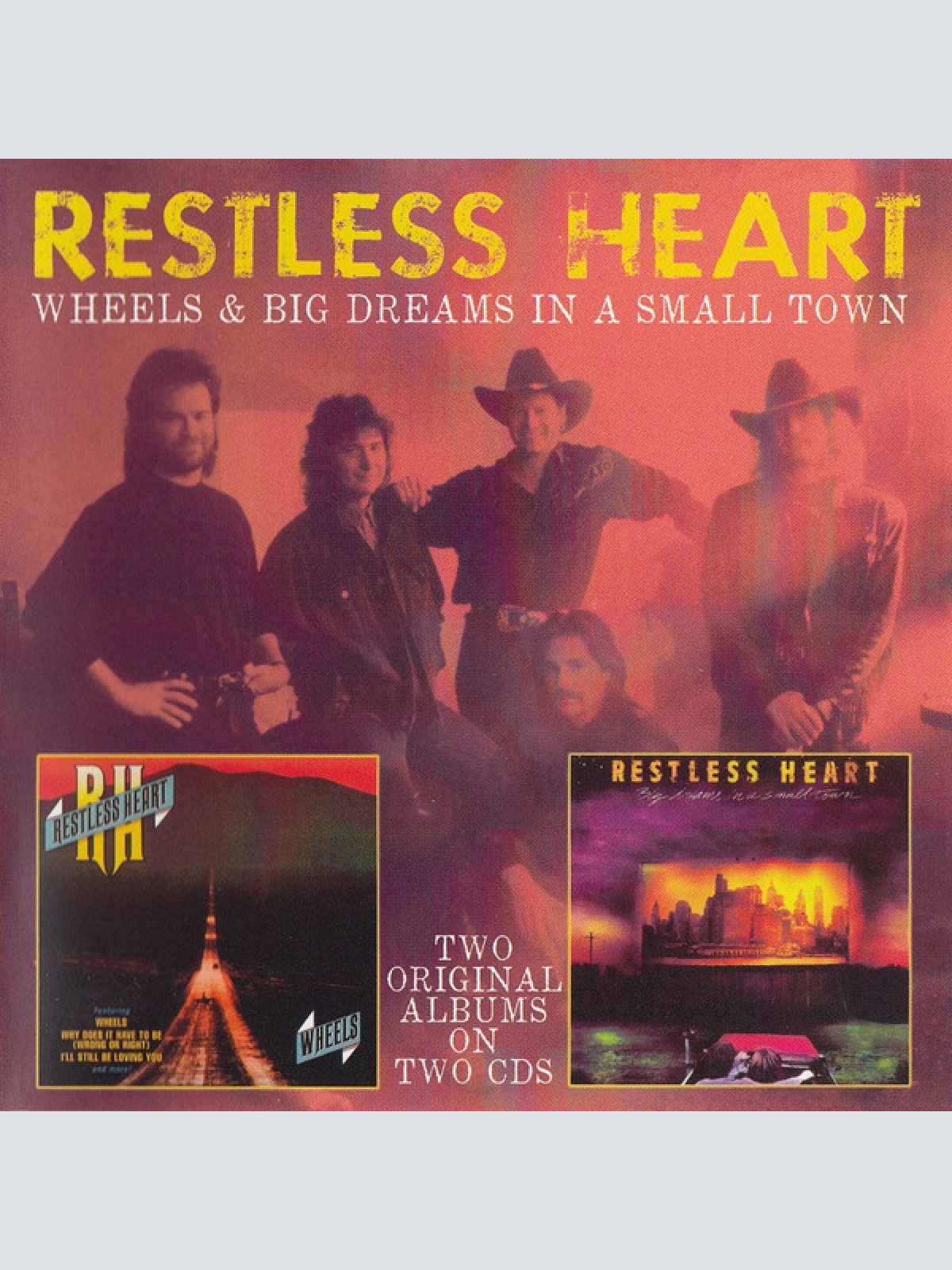 CD, Album + CD, Album + Comp, RM Restless Heart - Wheels & Big Dreams In A Sm...
