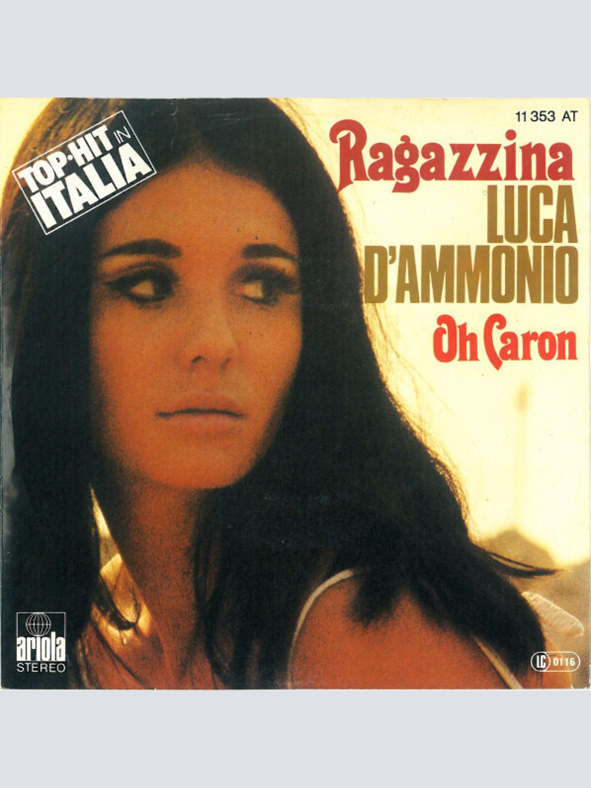 7", Single Luca D'Ammonio - Ragazzina