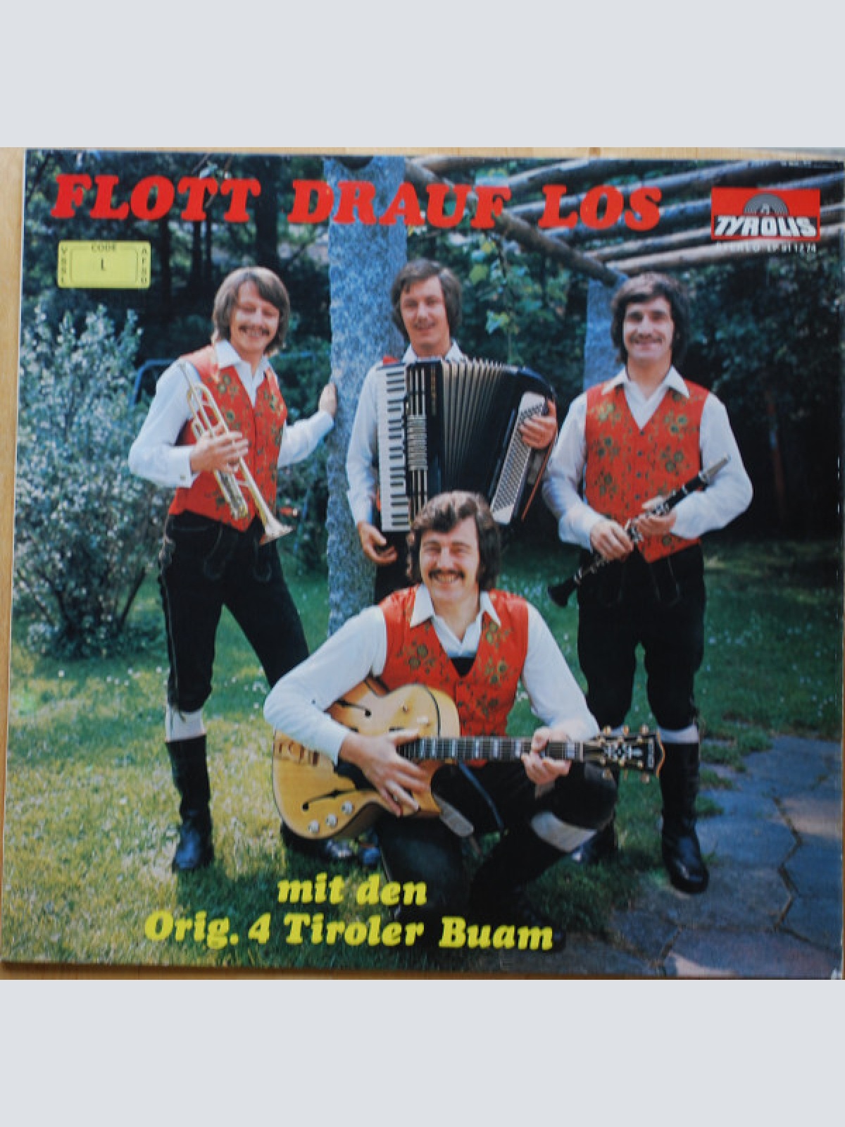 LP, Album Orig. 4 Tiroler Buam* - Flott Drauf Los