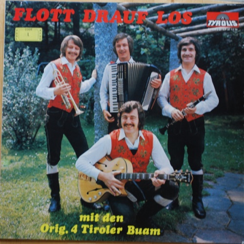 LP, Album Orig. 4 Tiroler Buam* - Flott Drauf Los