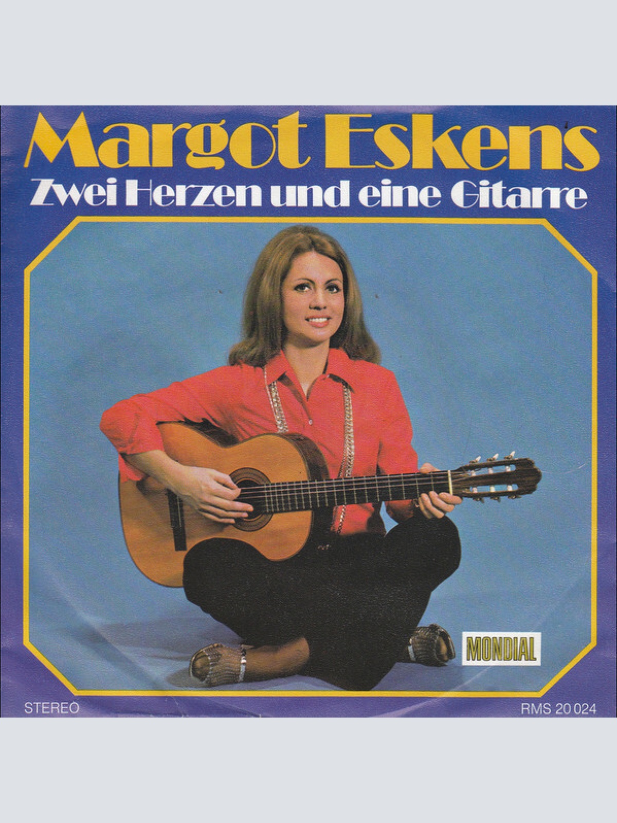 7", Single Margot Eskens - Zwei Herzen Und Eine Gitarre