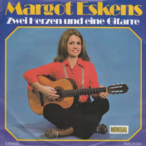 7", Single Margot Eskens - Zwei Herzen Und Eine Gitarre
