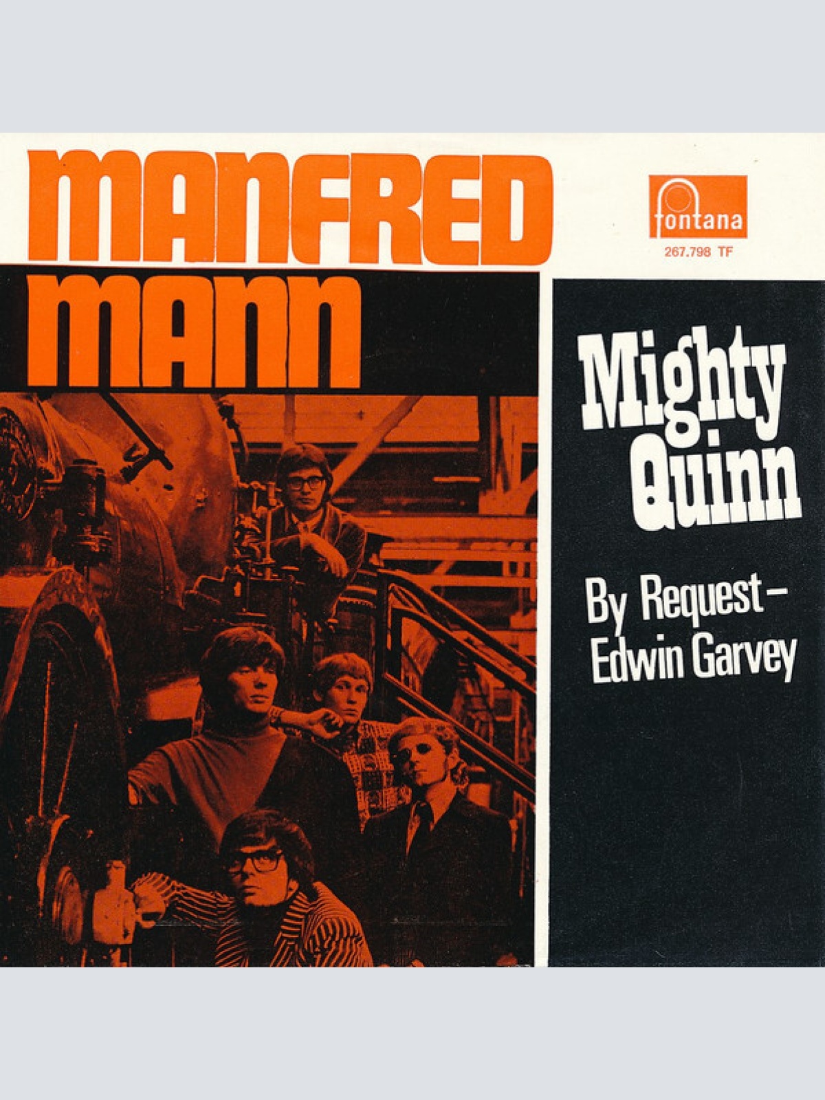 7", Single, Mono Manfred Mann - Mighty Quinn